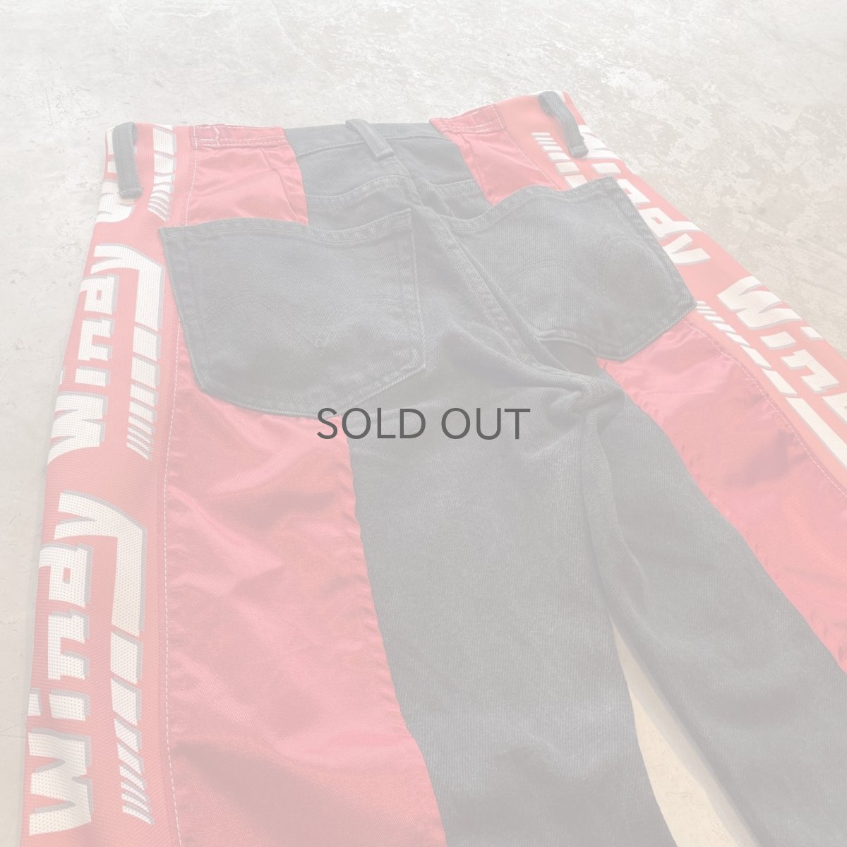 画像9: 【Wiz&Witch】"UNITED" MOTO-X WIDE DENIM PANTS / OS (9)