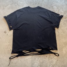 画像2: 【Wiz&Witch】"DIRTY BEAUTIFUL" DAMAGE ART TEE / BLACK / OS (2)