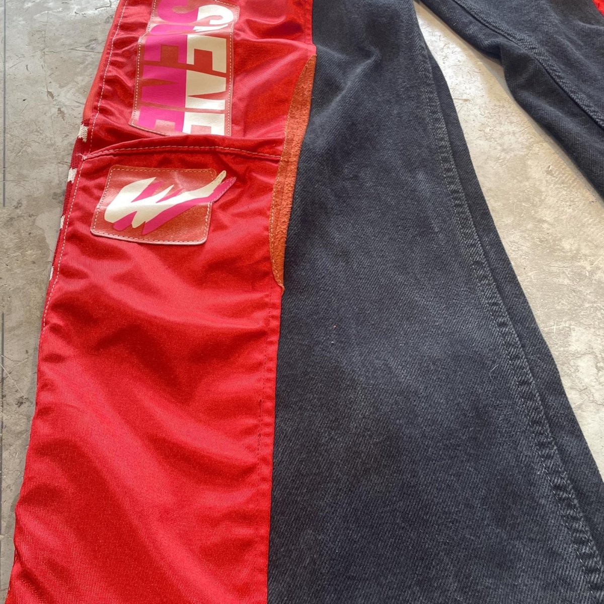 画像7: 【Wiz&Witch】"UNITED" MOTO-X WIDE DENIM PANTS / OS (7)