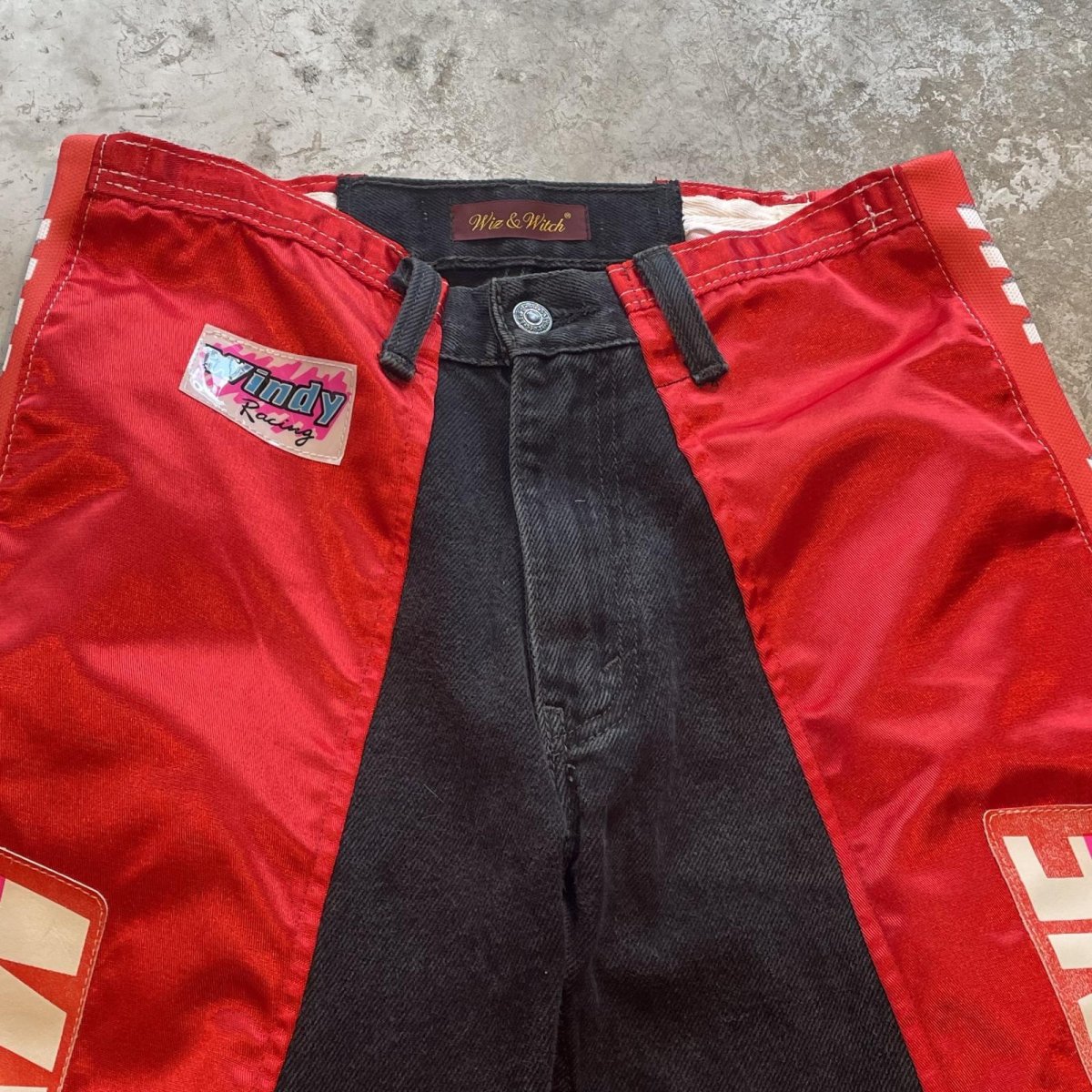 画像10: 【Wiz&Witch】"UNITED" MOTO-X WIDE DENIM PANTS / OS (10)