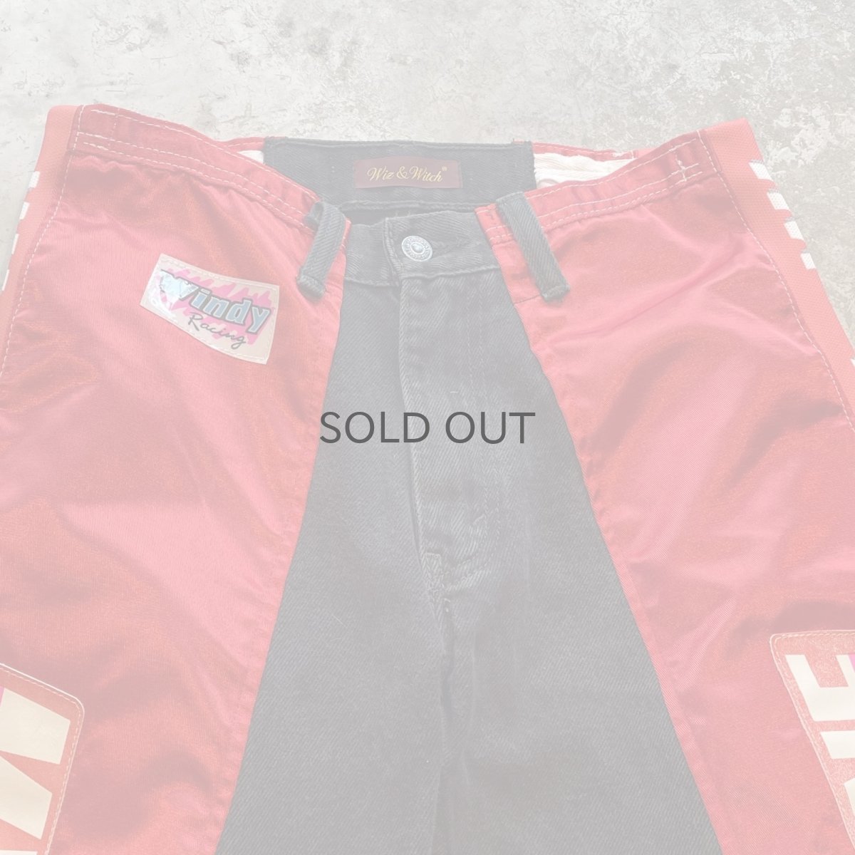 画像10: 【Wiz&Witch】"UNITED" MOTO-X WIDE DENIM PANTS / OS (10)