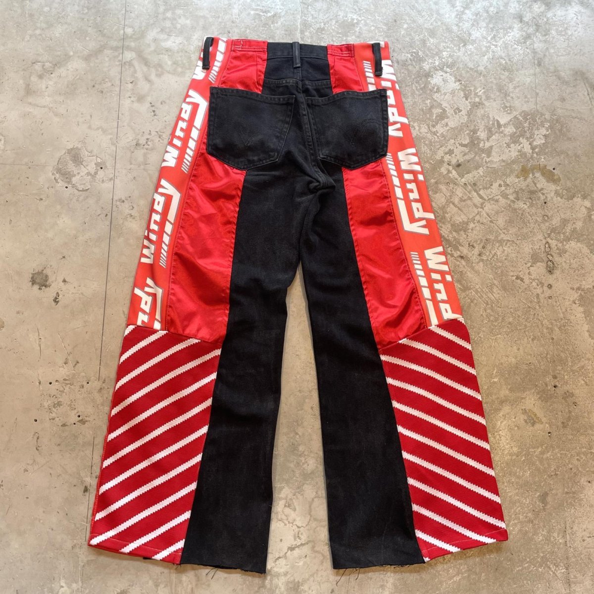 画像2: 【Wiz&Witch】"UNITED" MOTO-X WIDE DENIM PANTS / OS (2)