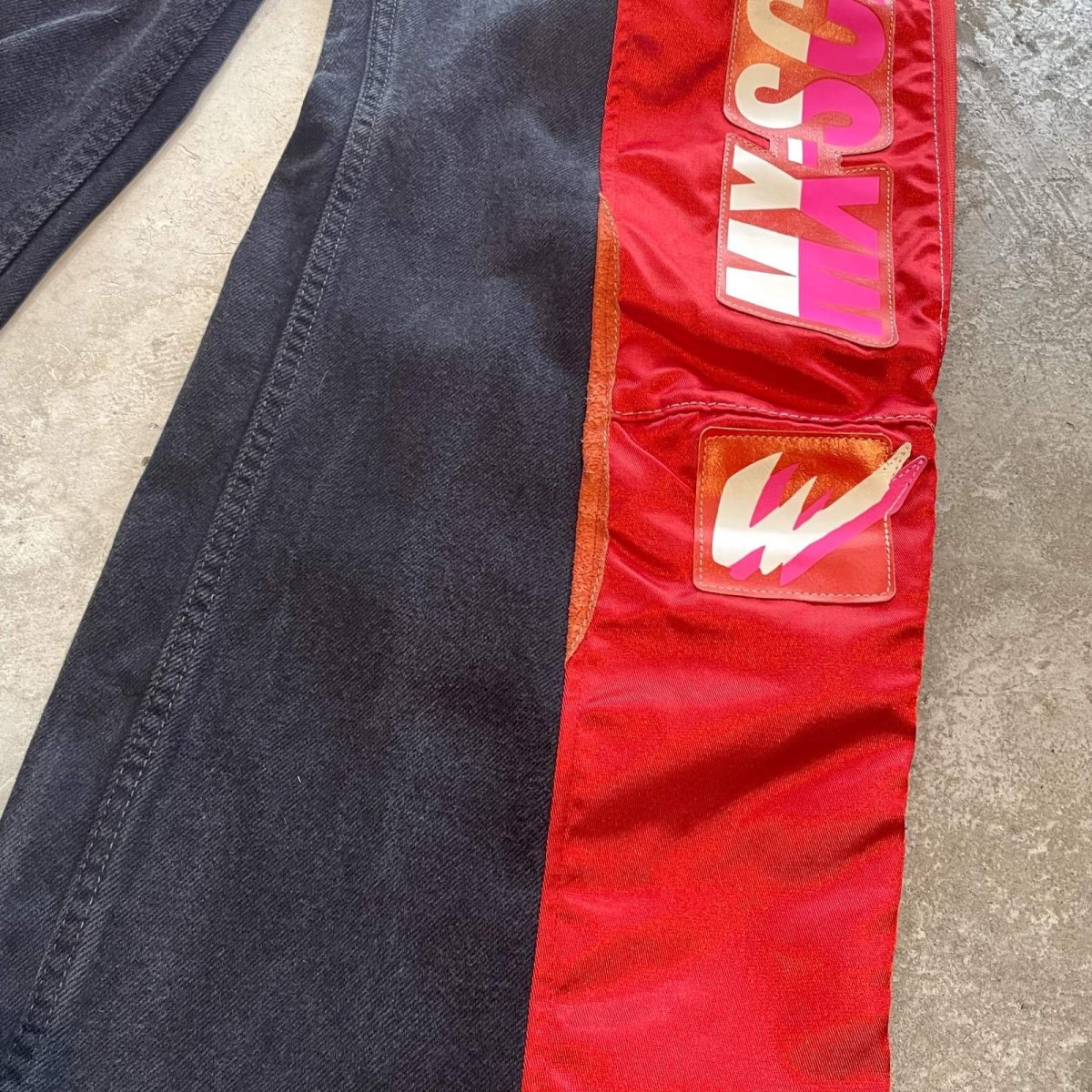 画像6: 【Wiz&Witch】"UNITED" MOTO-X WIDE DENIM PANTS / OS (6)