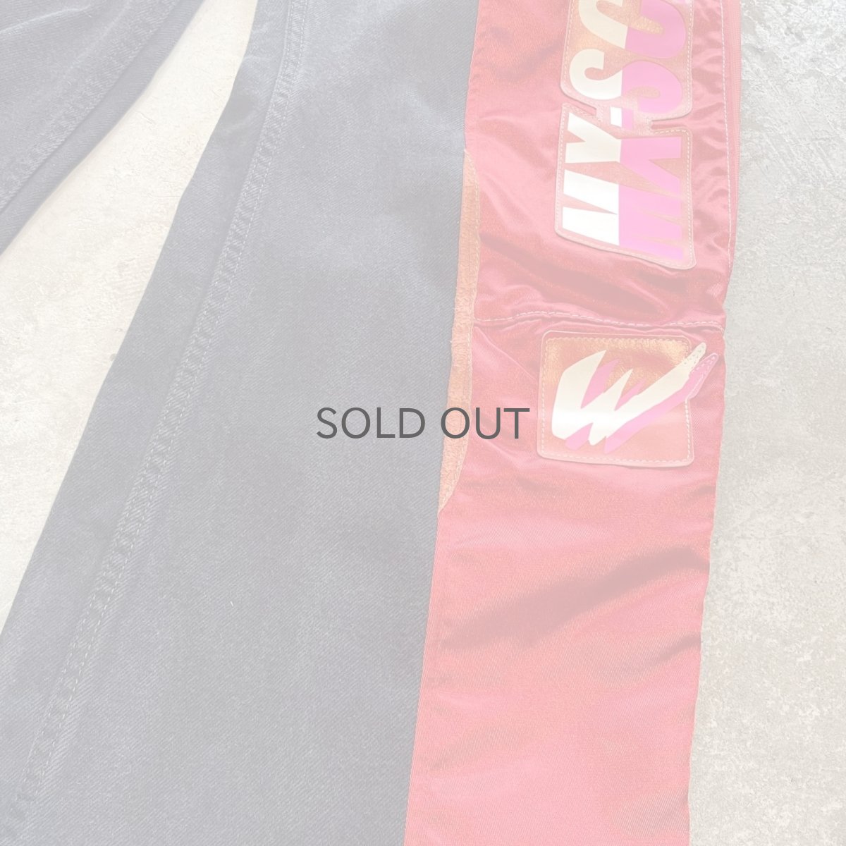 画像6: 【Wiz&Witch】"UNITED" MOTO-X WIDE DENIM PANTS / OS (6)