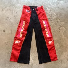 画像1: 【Wiz&Witch】"UNITED" MOTO-X WIDE DENIM PANTS / OS (1)