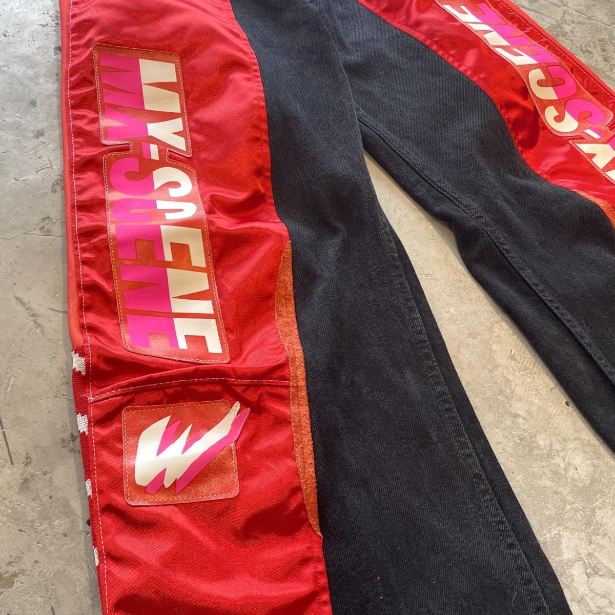 画像5: 【Wiz&Witch】"UNITED" MOTO-X WIDE DENIM PANTS / OS (5)