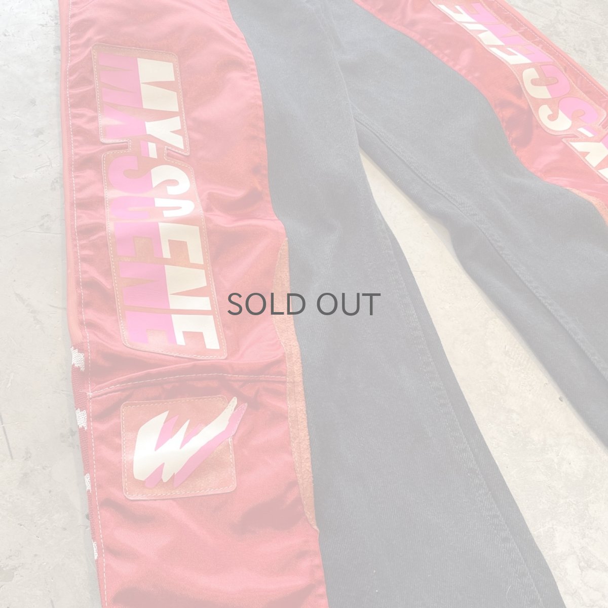 画像5: 【Wiz&Witch】"UNITED" MOTO-X WIDE DENIM PANTS / OS (5)