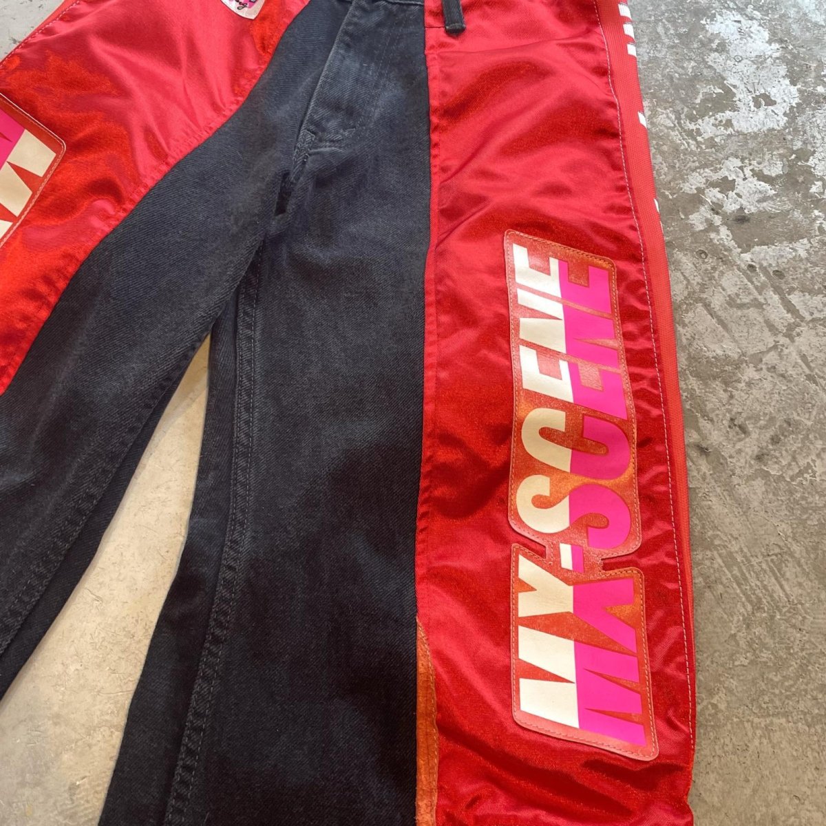 画像4: 【Wiz&Witch】"UNITED" MOTO-X WIDE DENIM PANTS / OS (4)