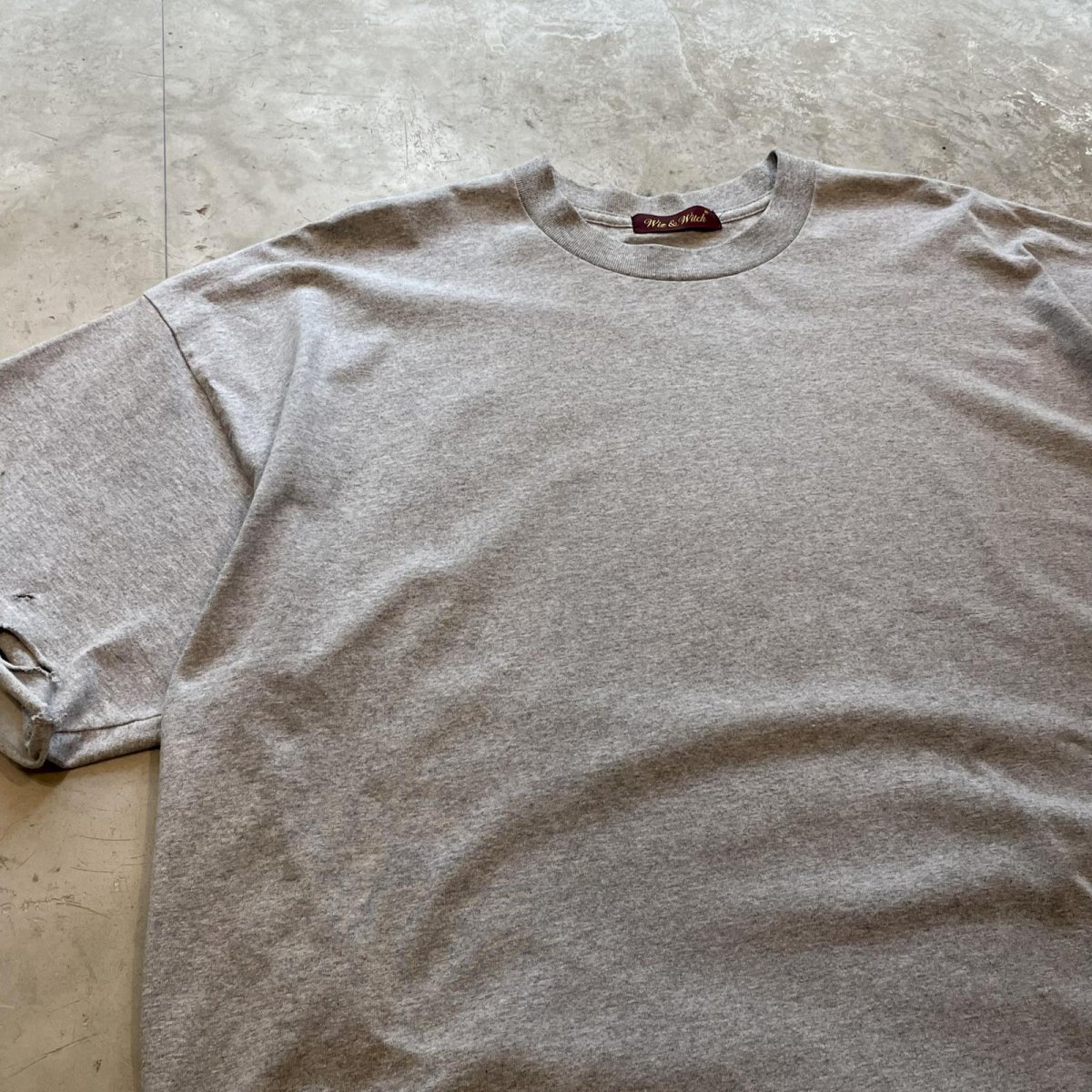 画像3: 【Wiz&Witch】"DIRTY BEAUTIFUL" DAMAGE ART TEE / GRAY / OS (3)