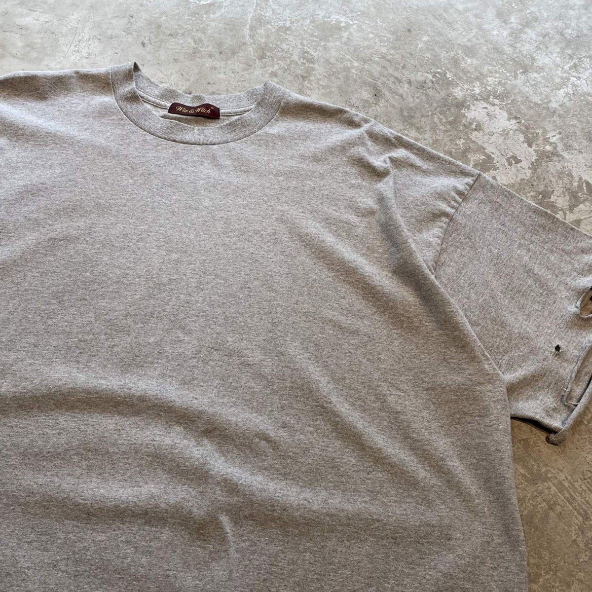 画像4: 【Wiz&Witch】"DIRTY BEAUTIFUL" DAMAGE ART TEE / GRAY / OS (4)