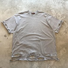 画像1: 【Wiz&Witch】"DIRTY BEAUTIFUL" DAMAGE ART TEE / GRAY / OS (1)