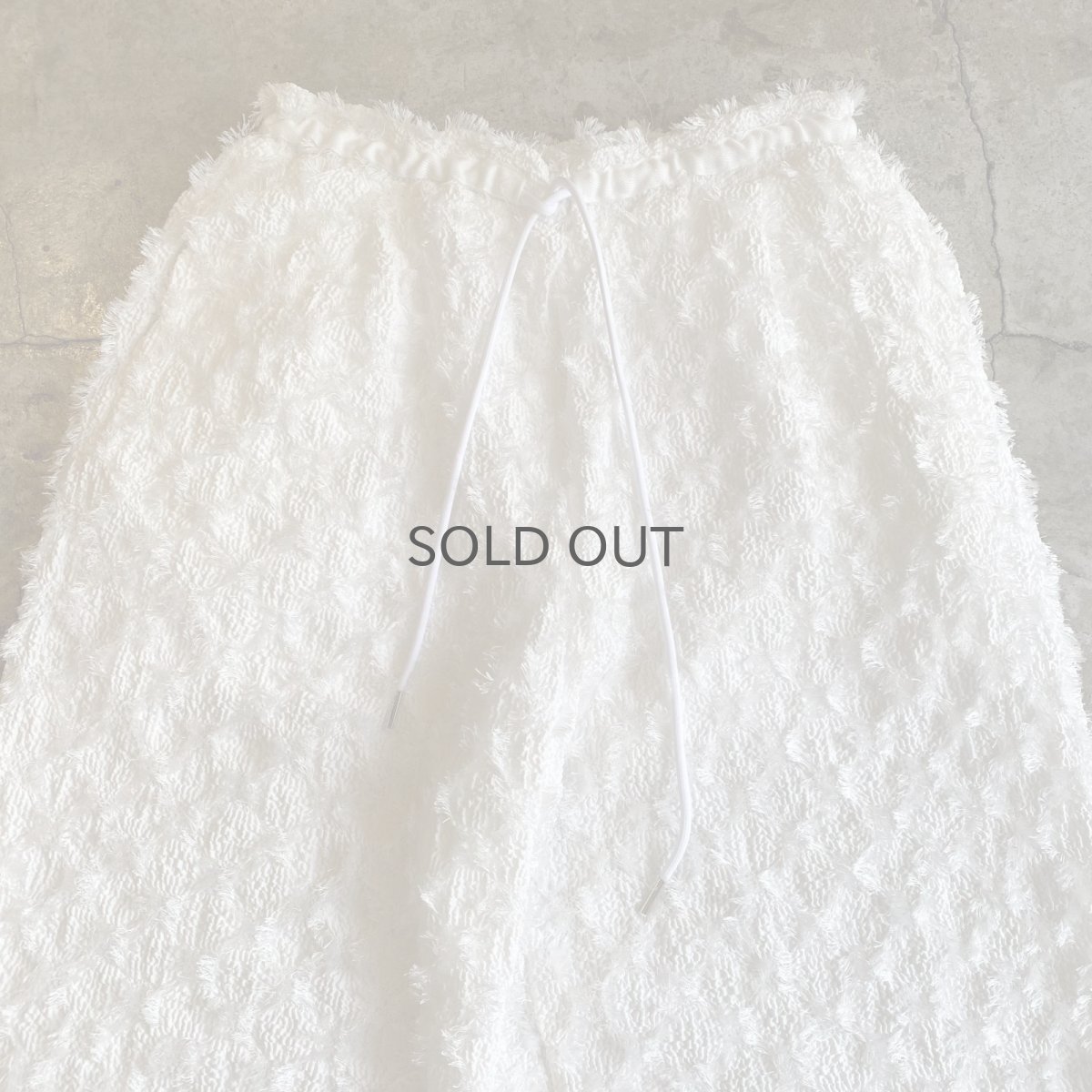 画像6: SHAGGY FRINGE ALL OVER PATTERN DESIGN WIDE PANTS / FREE (6)