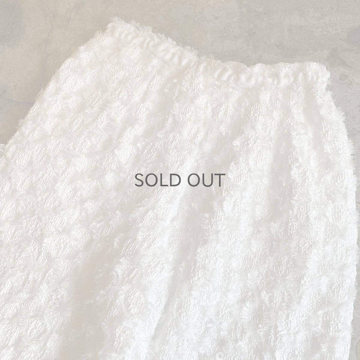 画像9: SHAGGY FRINGE ALL OVER PATTERN DESIGN WIDE PANTS / FREE (9)