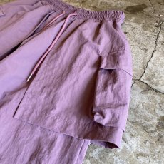 画像4: 【WONDERGROUND】LAYERED COLOR APRON PANTS / PURPLE / OS (4)