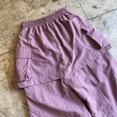 画像10: 【WONDERGROUND】LAYERED COLOR APRON PANTS / PURPLE / OS (10)
