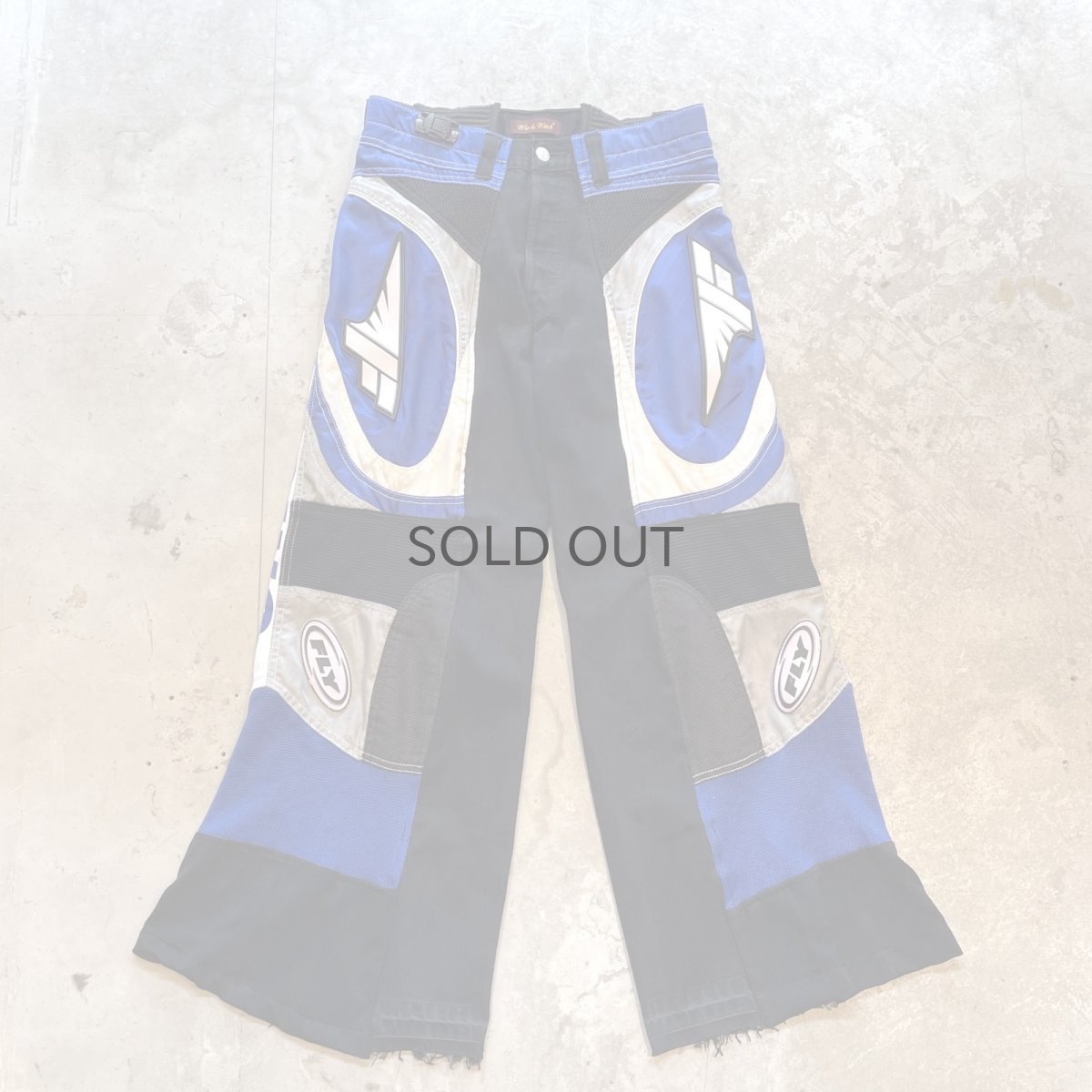 画像1: 【Wiz&Witch】"UNITED" MOTO-X WIDE DENIM PANTS / OS (1)