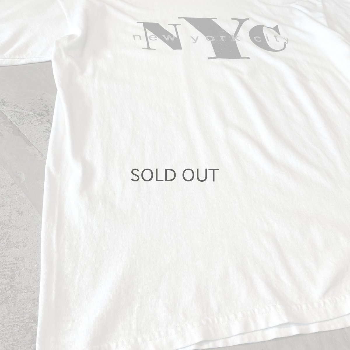 画像5: FRONT "NYC" NEW YORK CITY PRINTED S/S TEE / Mens L (5)