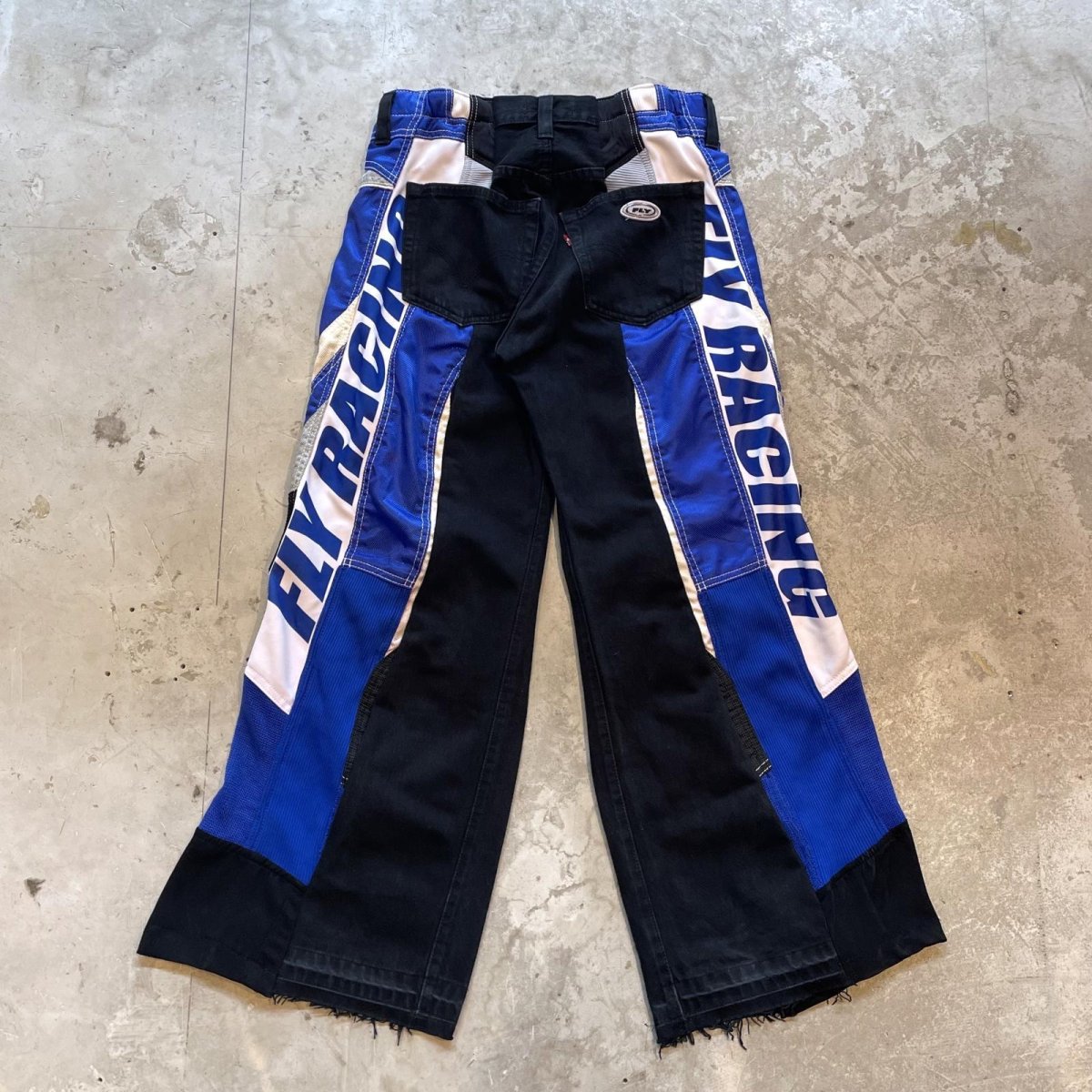 画像2: 【Wiz&Witch】"UNITED" MOTO-X WIDE DENIM PANTS / OS (2)