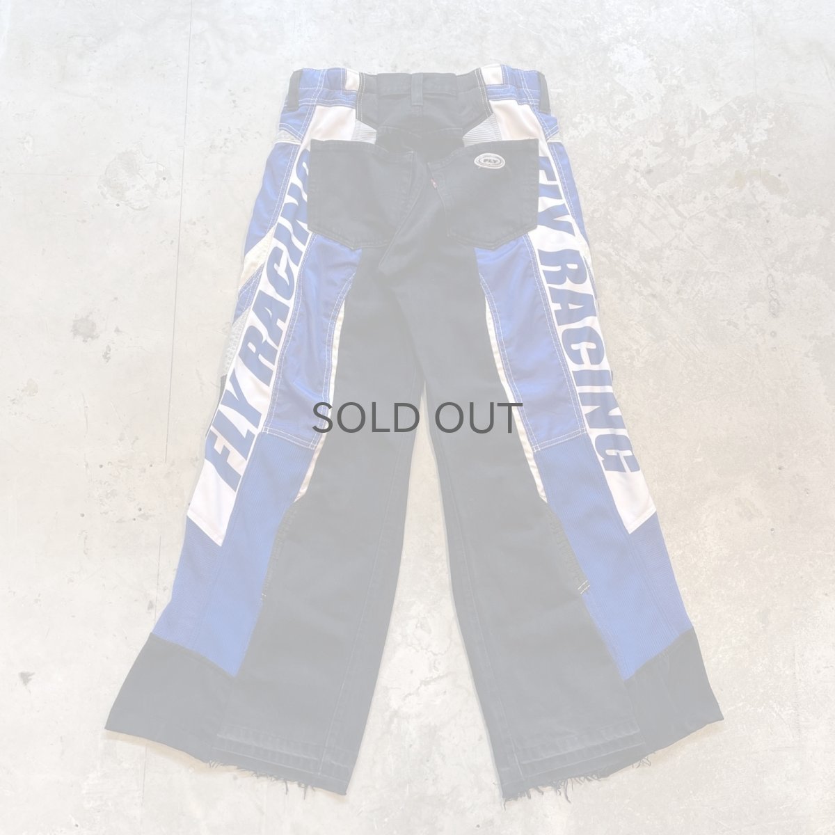 画像2: 【Wiz&Witch】"UNITED" MOTO-X WIDE DENIM PANTS / OS (2)