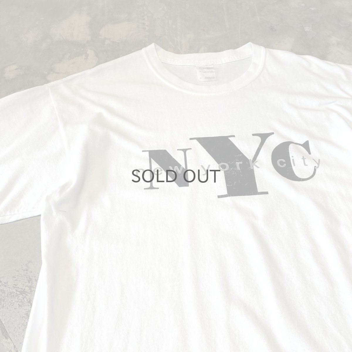 画像3: FRONT "NYC" NEW YORK CITY PRINTED S/S TEE / Mens L (3)