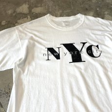 画像3: FRONT "NYC" NEW YORK CITY PRINTED S/S TEE / Mens L (3)