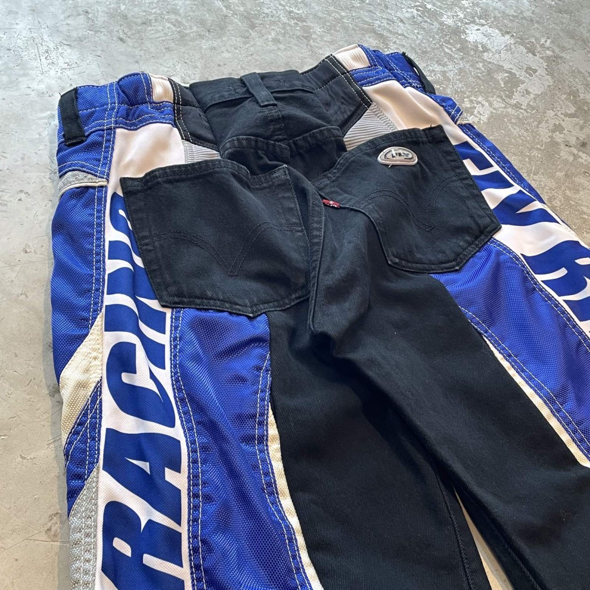 画像9: 【Wiz&Witch】"UNITED" MOTO-X WIDE DENIM PANTS / OS (9)