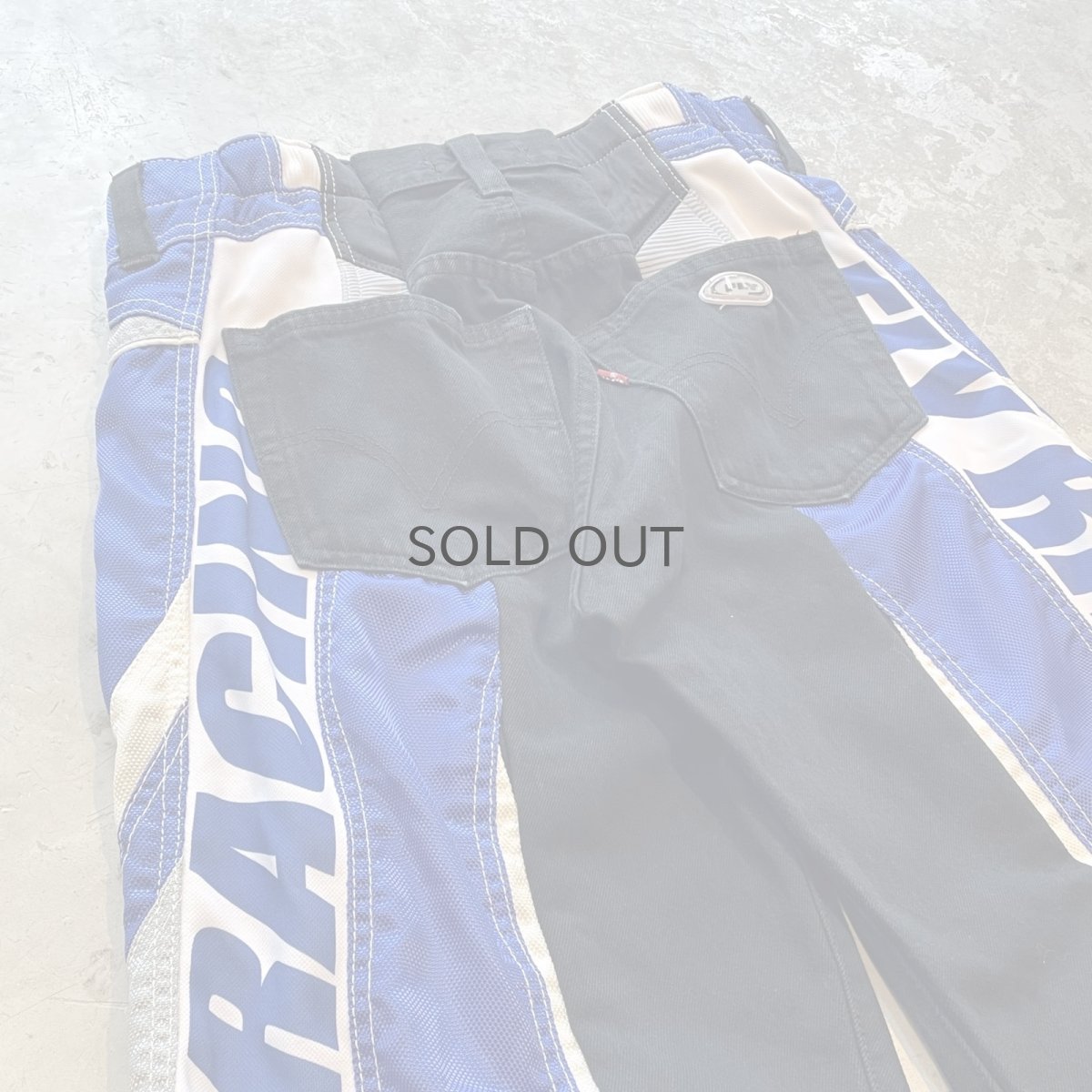 画像9: 【Wiz&Witch】"UNITED" MOTO-X WIDE DENIM PANTS / OS (9)