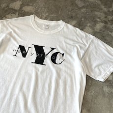 画像4: FRONT "NYC" NEW YORK CITY PRINTED S/S TEE / Mens L (4)
