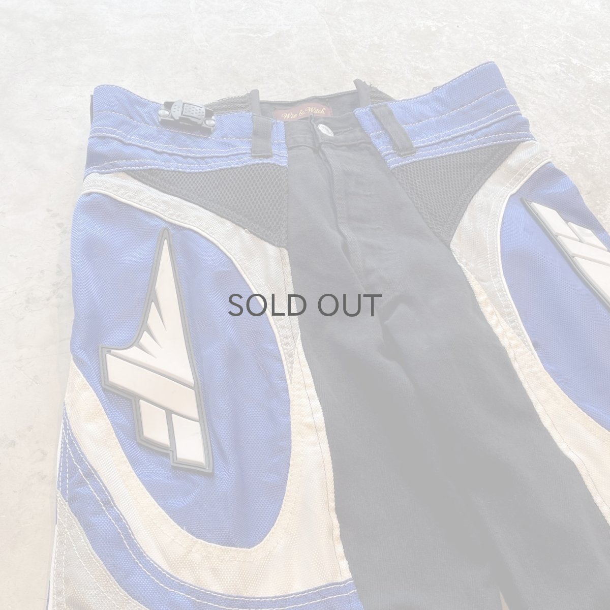 画像3: 【Wiz&Witch】"UNITED" MOTO-X WIDE DENIM PANTS / OS (3)