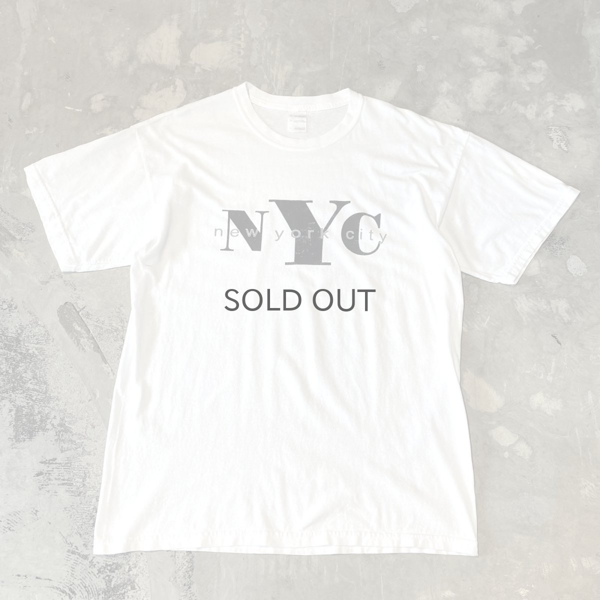 画像1: FRONT "NYC" NEW YORK CITY PRINTED S/S TEE / Mens L (1)