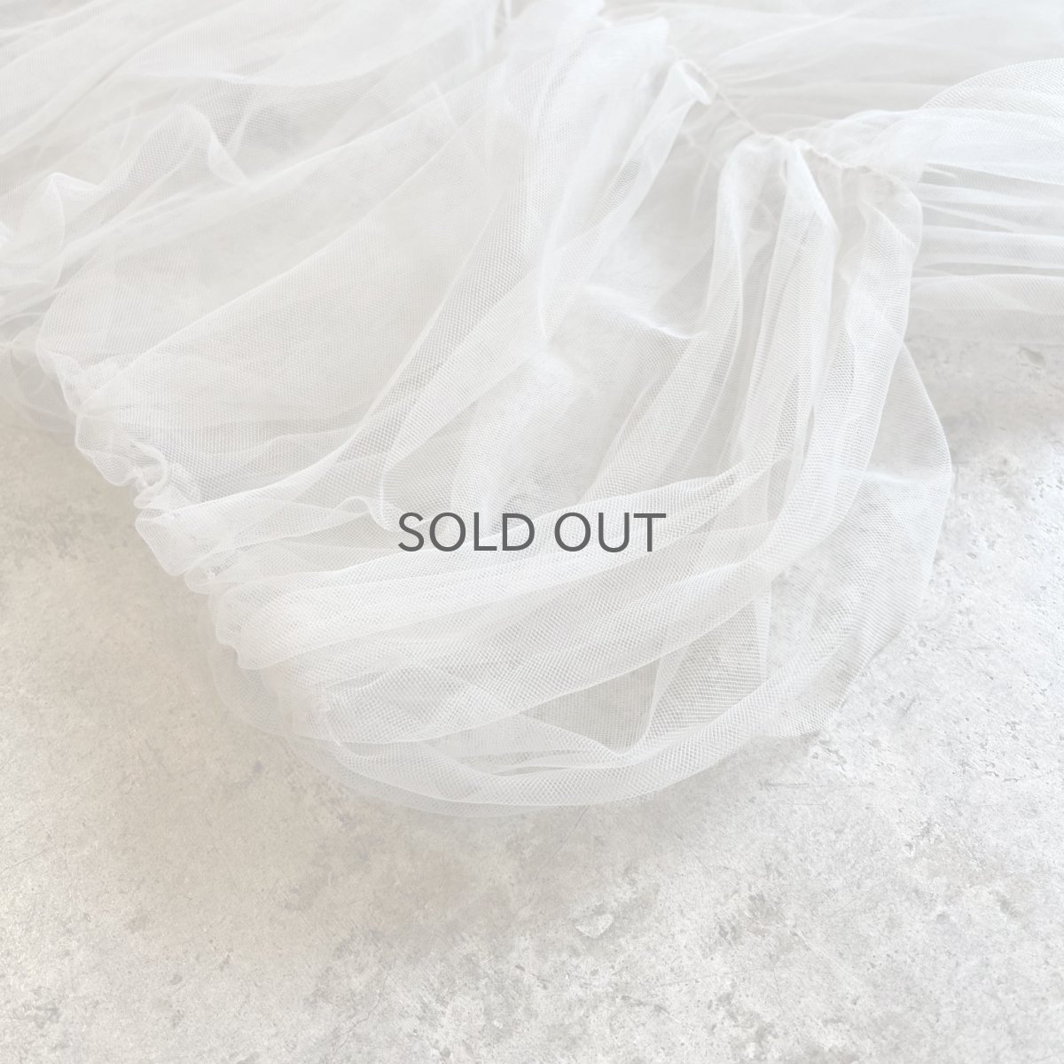 画像3: GATHER DESIGN TULLE SHEER S/S TOPS / Ladies M (3)