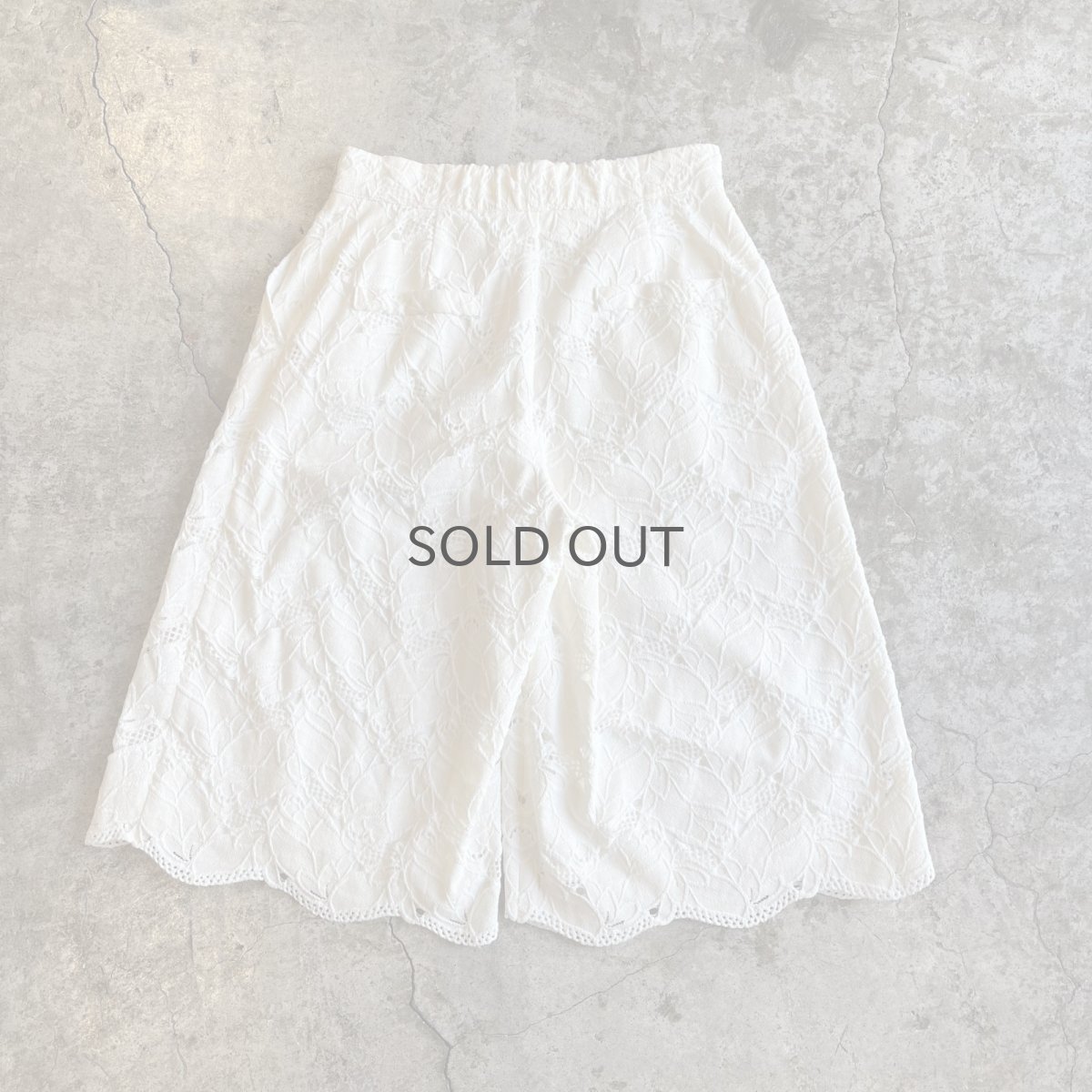 画像2: REEF PATTERN JACQUARD DESIGN HALF PANTS / W26~29 (2)