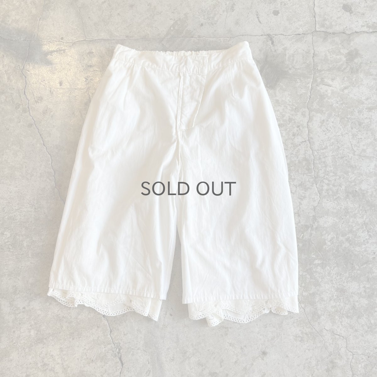 画像3: REEF PATTERN JACQUARD DESIGN HALF PANTS / W26~29 (3)