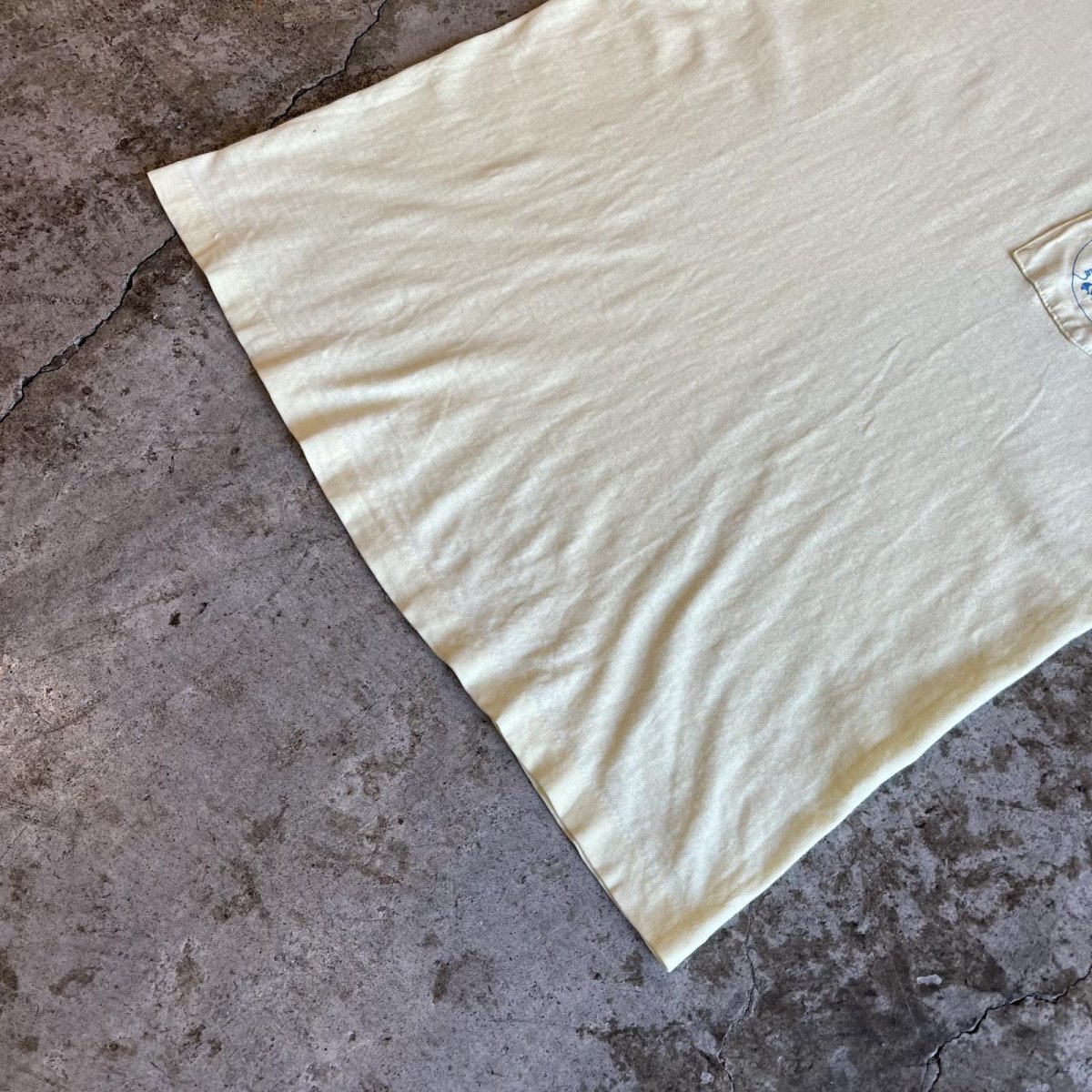 画像4: 70's BOTH SIDES COMPANY PRINTED DAMAGE DESIGN COLOR S/S TEE / Ladies M(38~40) / MADE IN USA (4)