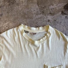 画像6: 70's BOTH SIDES COMPANY PRINTED DAMAGE DESIGN COLOR S/S TEE / Ladies M(38~40) / MADE IN USA (6)