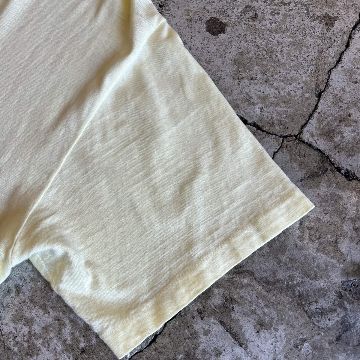 画像5: 70's BOTH SIDES COMPANY PRINTED DAMAGE DESIGN COLOR S/S TEE / Ladies M(38~40) / MADE IN USA (5)