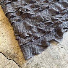 画像4: GREY COLOR MESH FRILL TIERED DESIGN LONG SKIRT / W22~W29 (4)