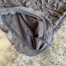 画像6: GREY COLOR MESH FRILL TIERED DESIGN LONG SKIRT / W22~W29 (6)