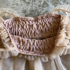 画像9: PALE TONE COLOR TULLE FRILL DESIGN CAMISOLE / FREE (9)