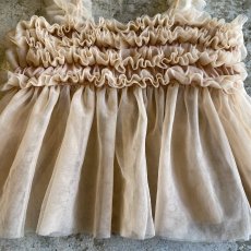 画像6: PALE TONE COLOR TULLE FRILL DESIGN CAMISOLE / FREE (6)