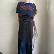 画像13: WRAP DESIGN TULLE LONG TOPS / Ladies M (13)
