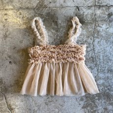 画像1: PALE TONE COLOR TULLE FRILL DESIGN CAMISOLE / FREE (1)