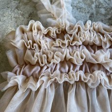 画像4: PALE TONE COLOR TULLE FRILL DESIGN CAMISOLE / FREE (4)