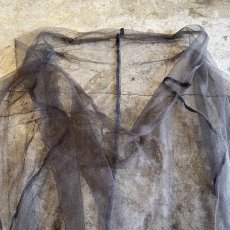 画像4: WRAP DESIGN TULLE LONG TOPS / Ladies M (4)