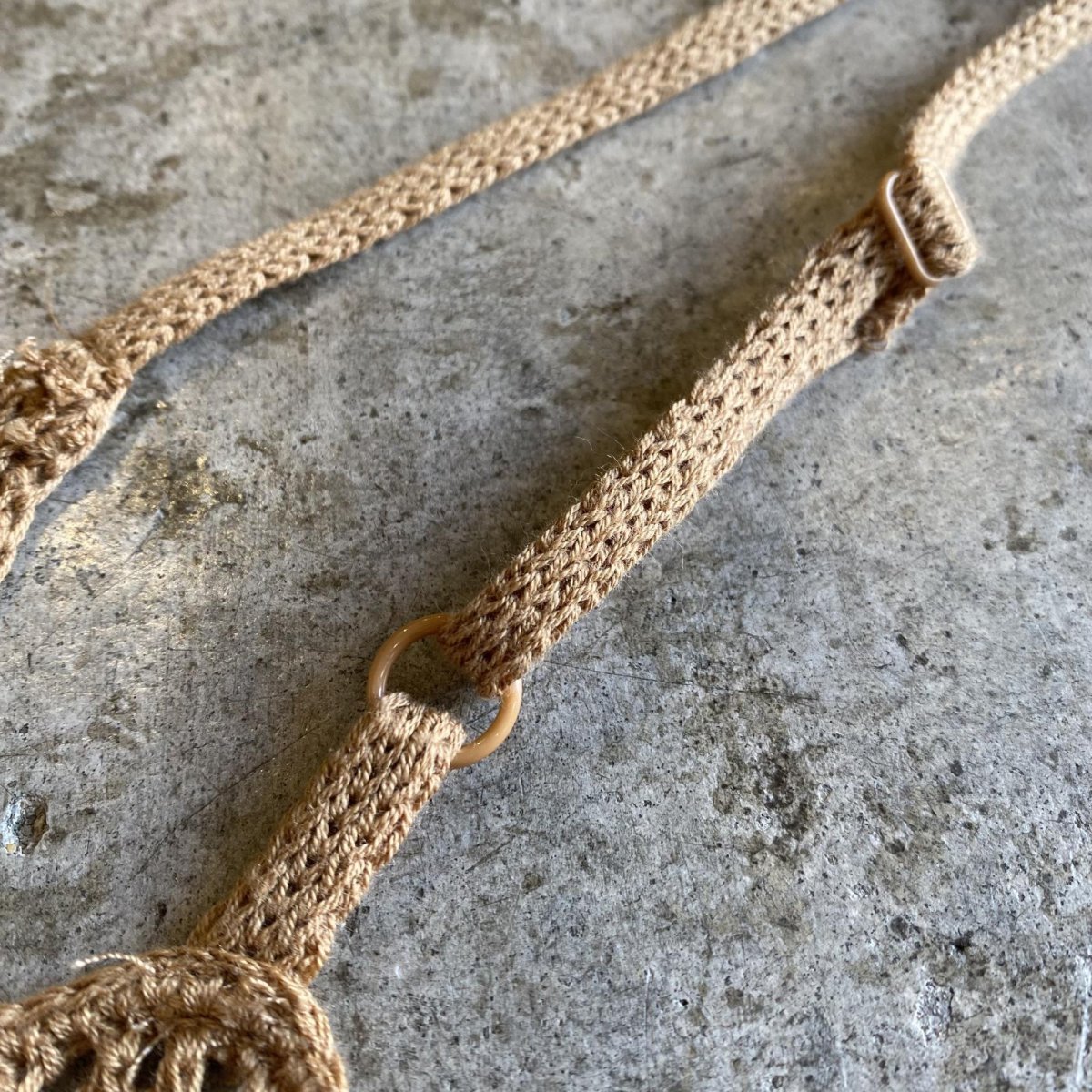 画像9: BEIGE COLOR CROCHET DESIGN CAMISOLE / Ladies M (9)