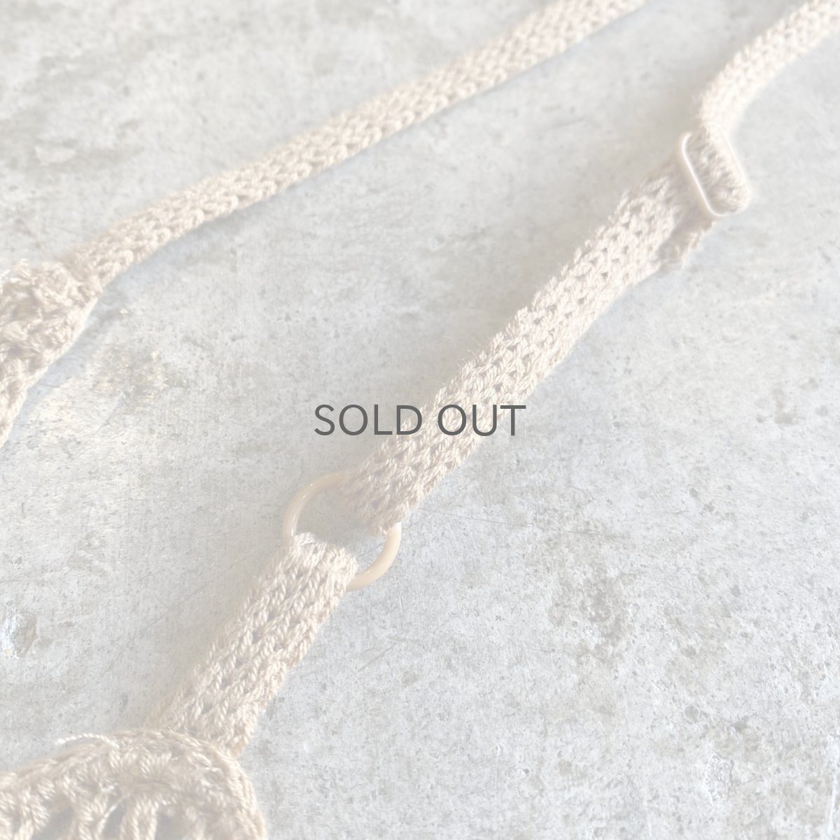 画像9: BEIGE COLOR CROCHET DESIGN CAMISOLE / Ladies M (9)