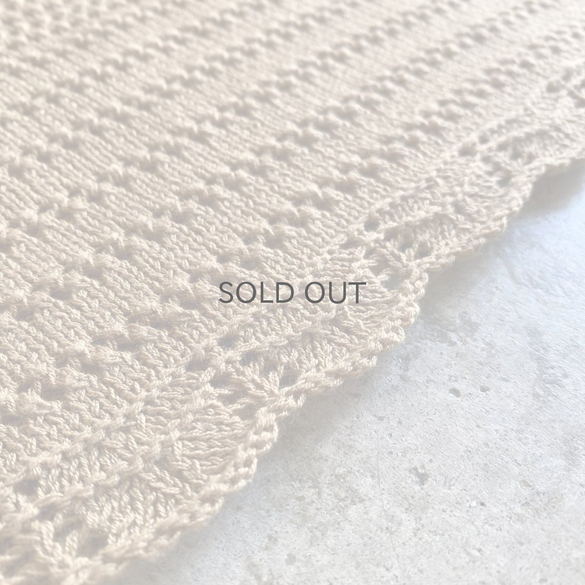 画像10: BEIGE COLOR CROCHET DESIGN CAMISOLE / Ladies M (10)