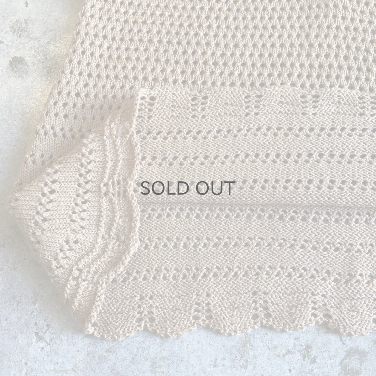 画像7: BEIGE COLOR CROCHET DESIGN CAMISOLE / Ladies M (7)