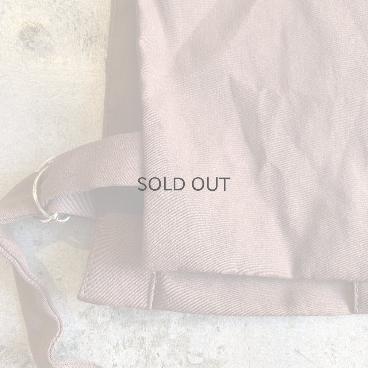 画像9: BROWN COLOR SIDE SLIT BELT DESIGN VEST / Ladies M (9)