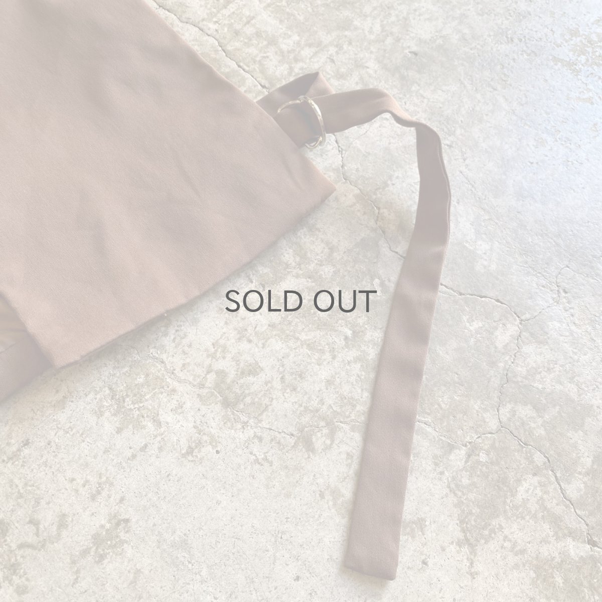 画像4: BROWN COLOR SIDE SLIT BELT DESIGN VEST / Ladies M (4)